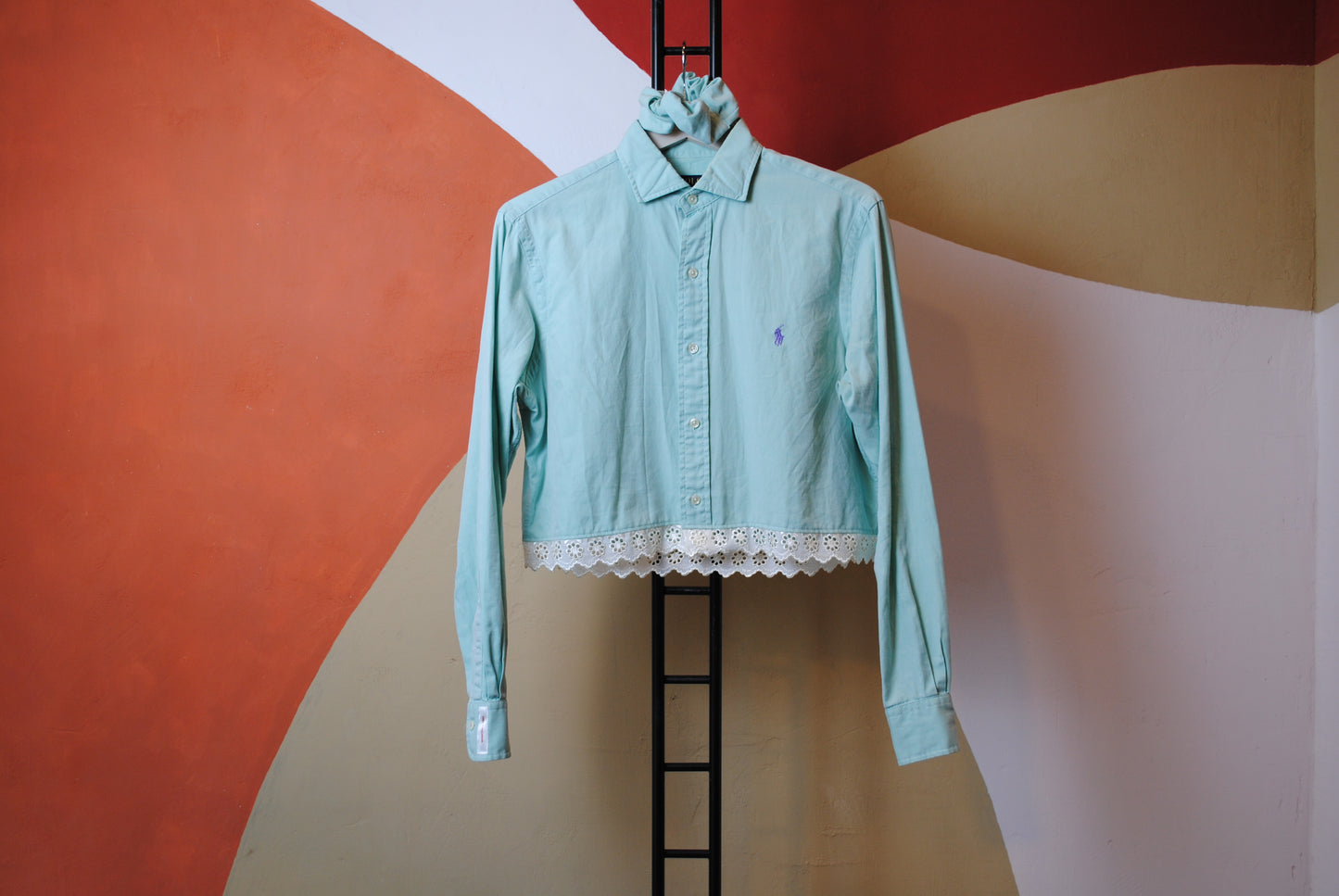 ROXY | Upcycled top & scrunchie - S