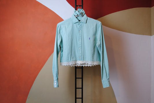 ROXY | Upcycled top & scrunchie - S