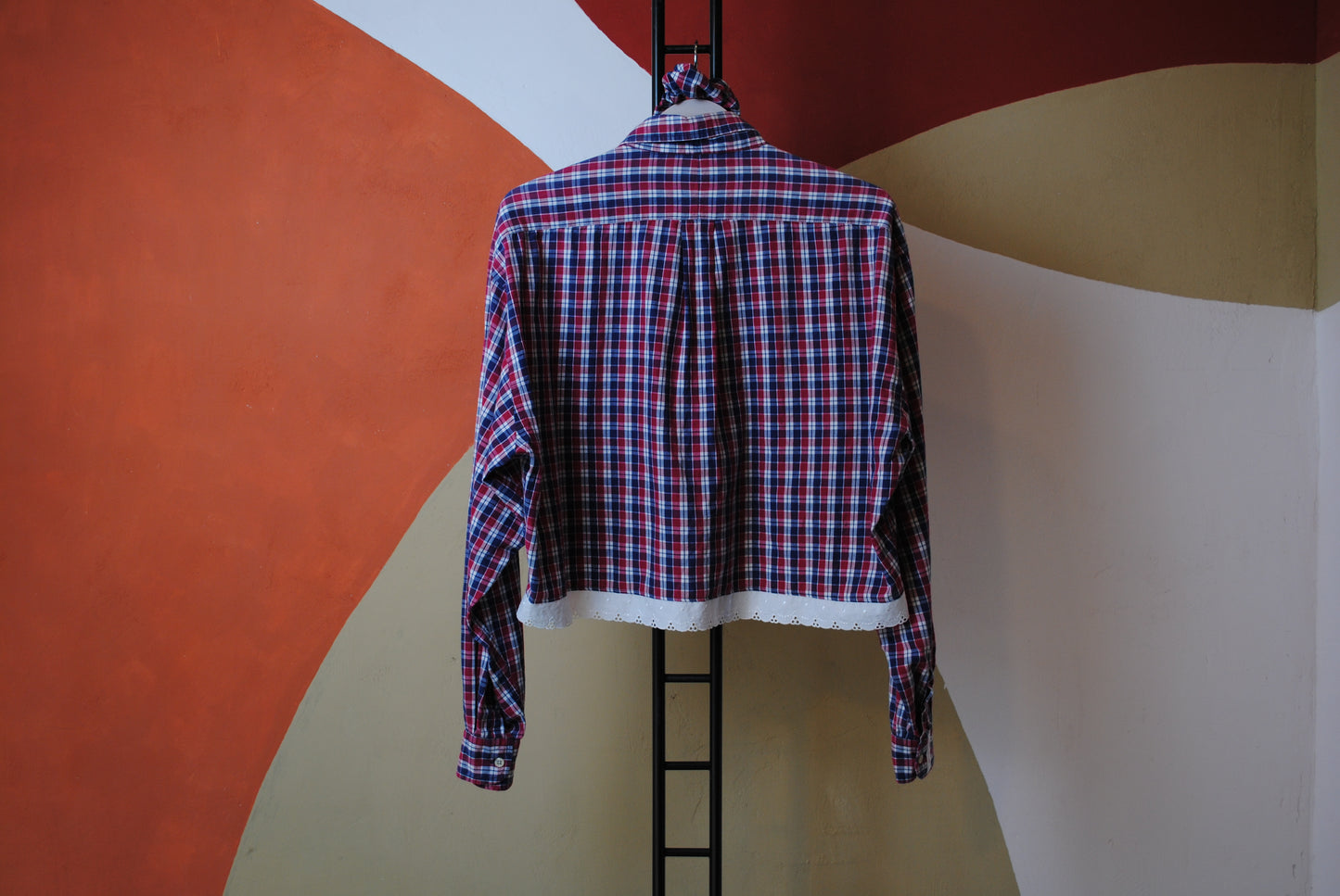 ROXY | Upcycled top & scrunchie - L