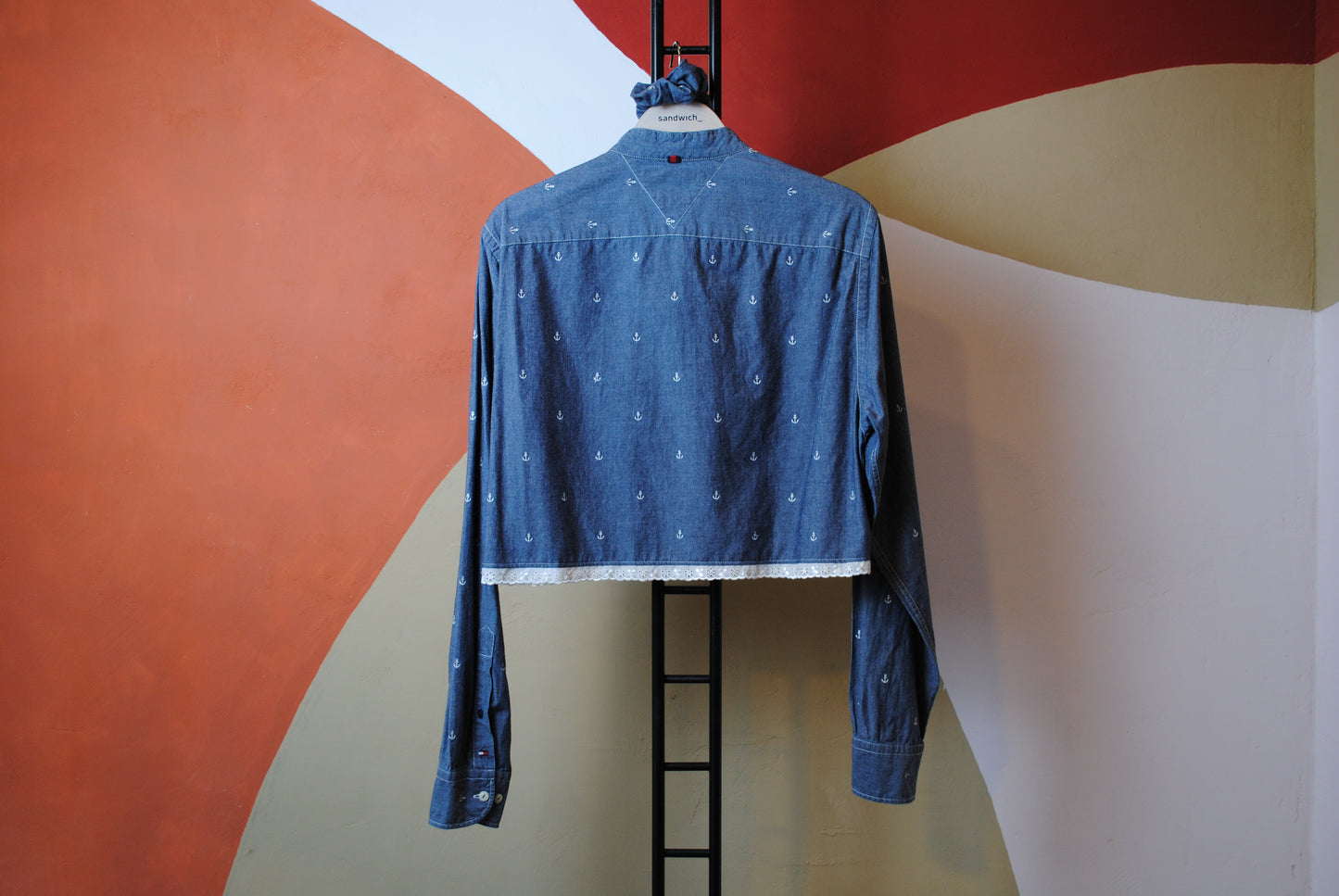 ROXY | Upcycled top & scrunchie - M