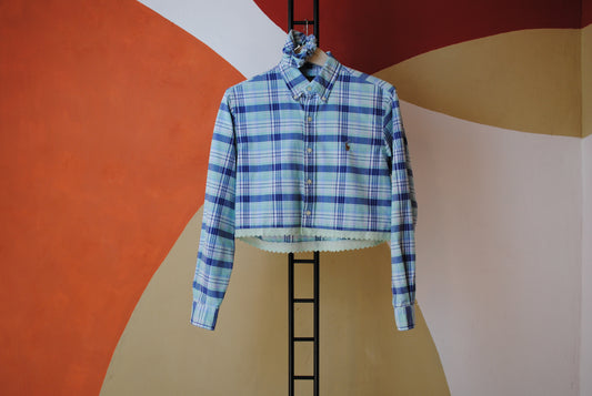 ROXY | Upcycled top & scrunchie - S