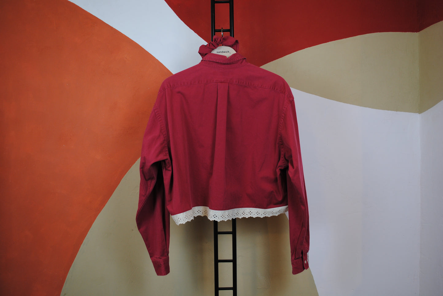 ROXY Rouge | Upcycled top & scrunchie - XL