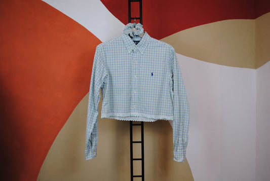 ROXY | Upcycled top & scrunchie - M