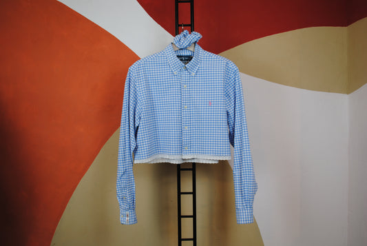 ROXY | Upcycled top & scrunchie - L