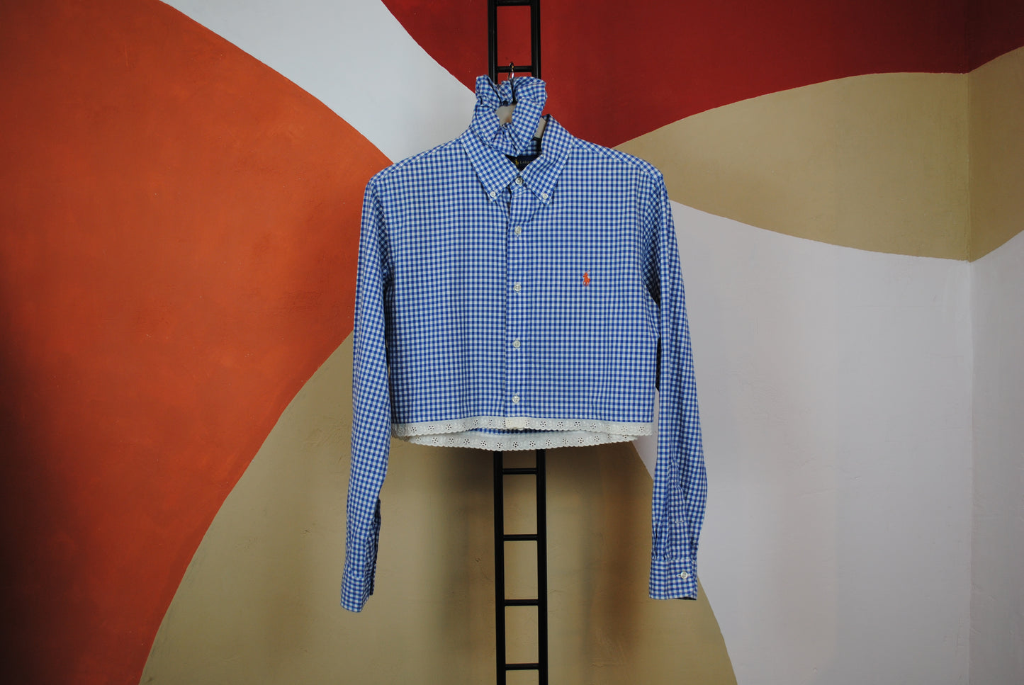 ROXY | Upcycled top & scrunchie - M