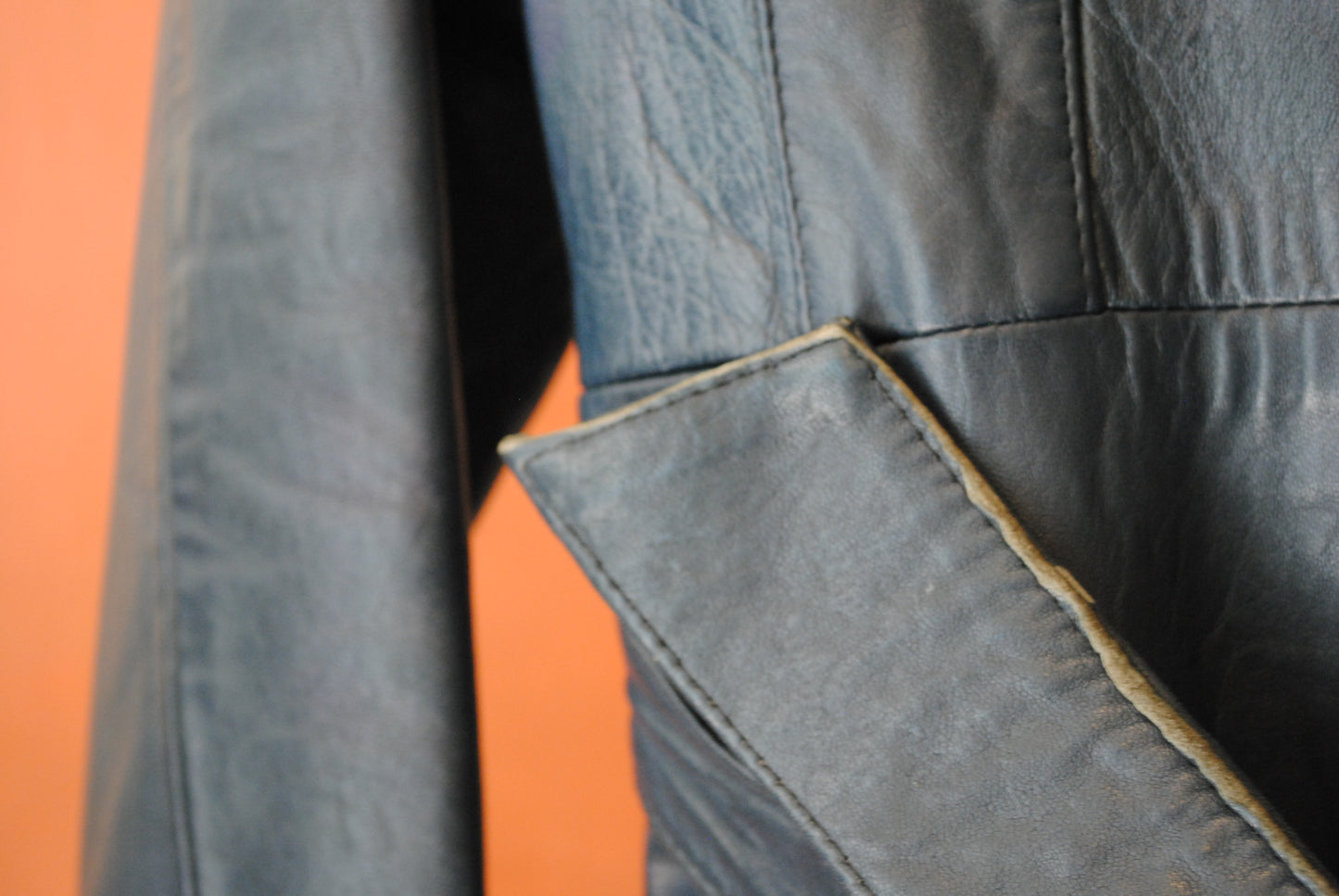 Esme leren trenchcoat - xs