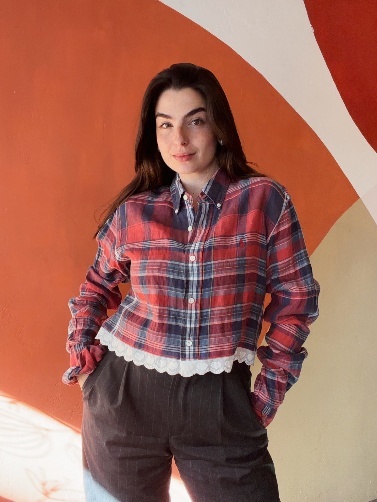 ROXY Rover | Upcycled top & scrunchie - M