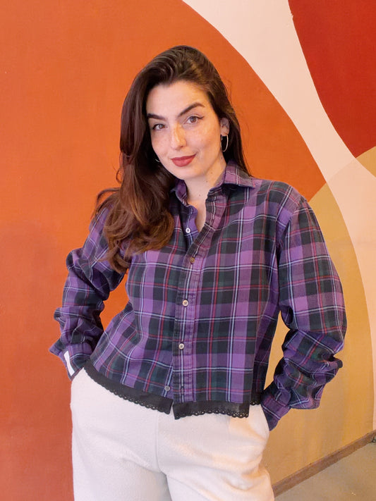 ROXY Raisa | Upcycled top & scrunchie - M