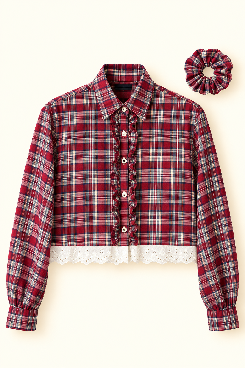 ROXY Rolce | Upcycled top & scrunchie - M