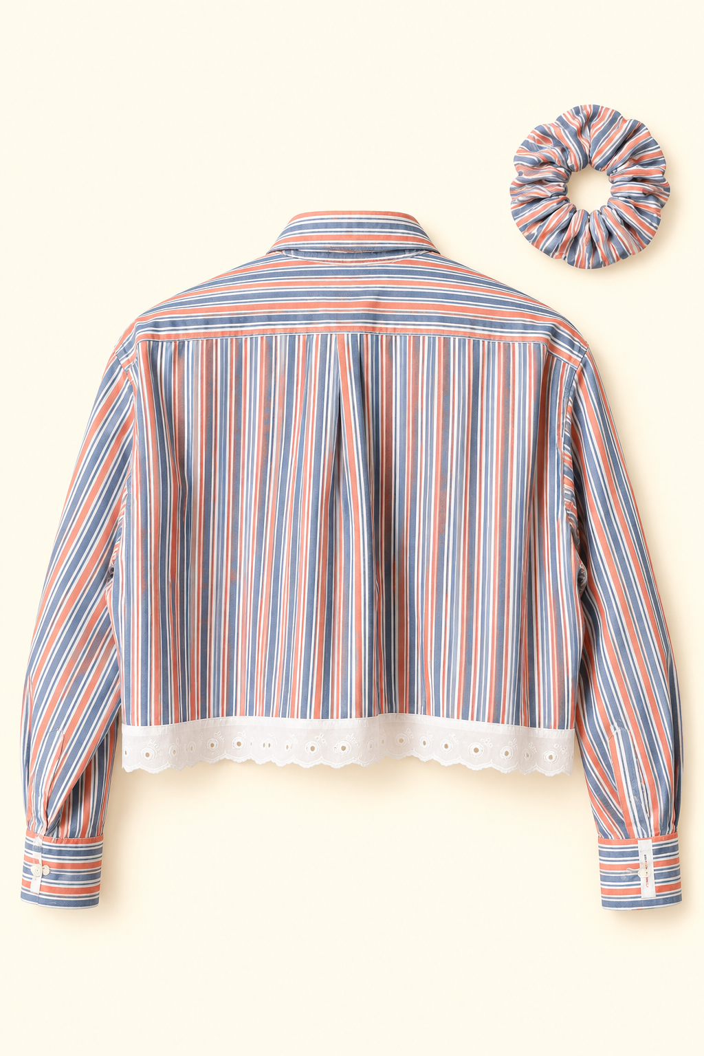 ROXY Roma | Upcycled top & scrunchie - L