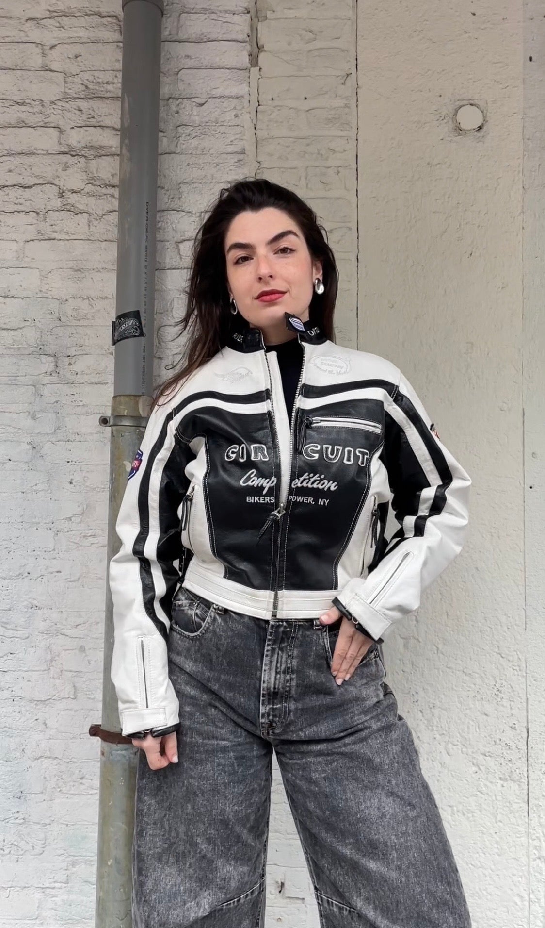 Leren jack Charlie - S/M