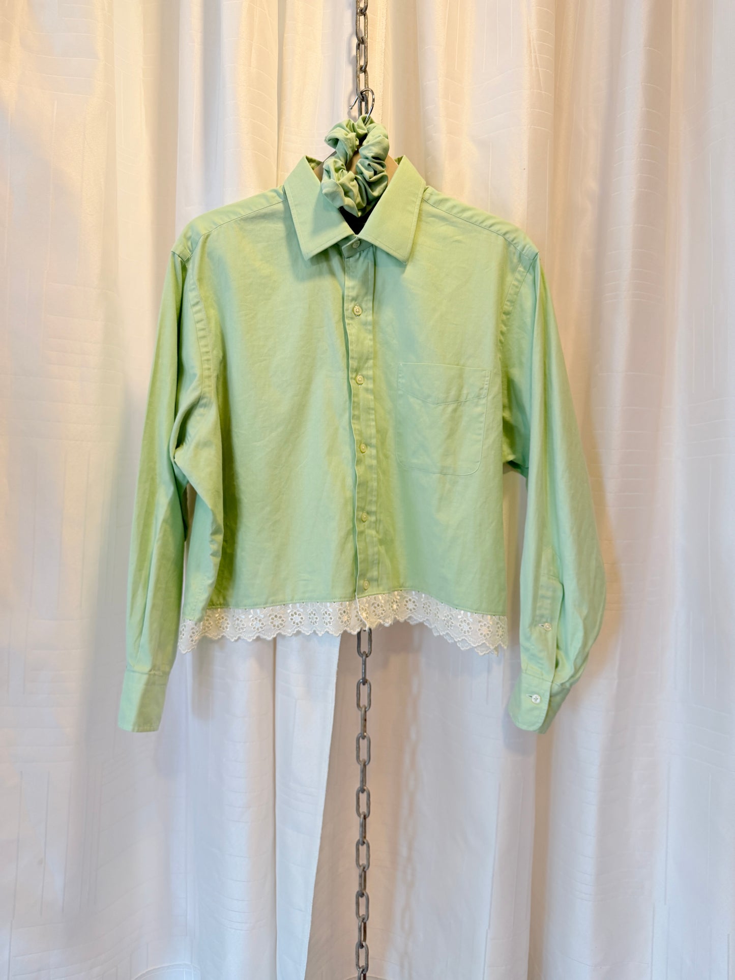 ROXY Rainn | Upcycled top & scrunchie - XL