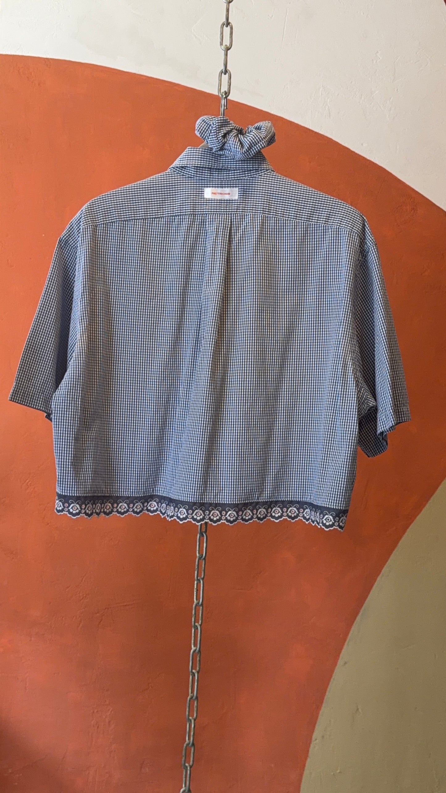 ROXY Ruth | Upcycled top & scrunchie - XL