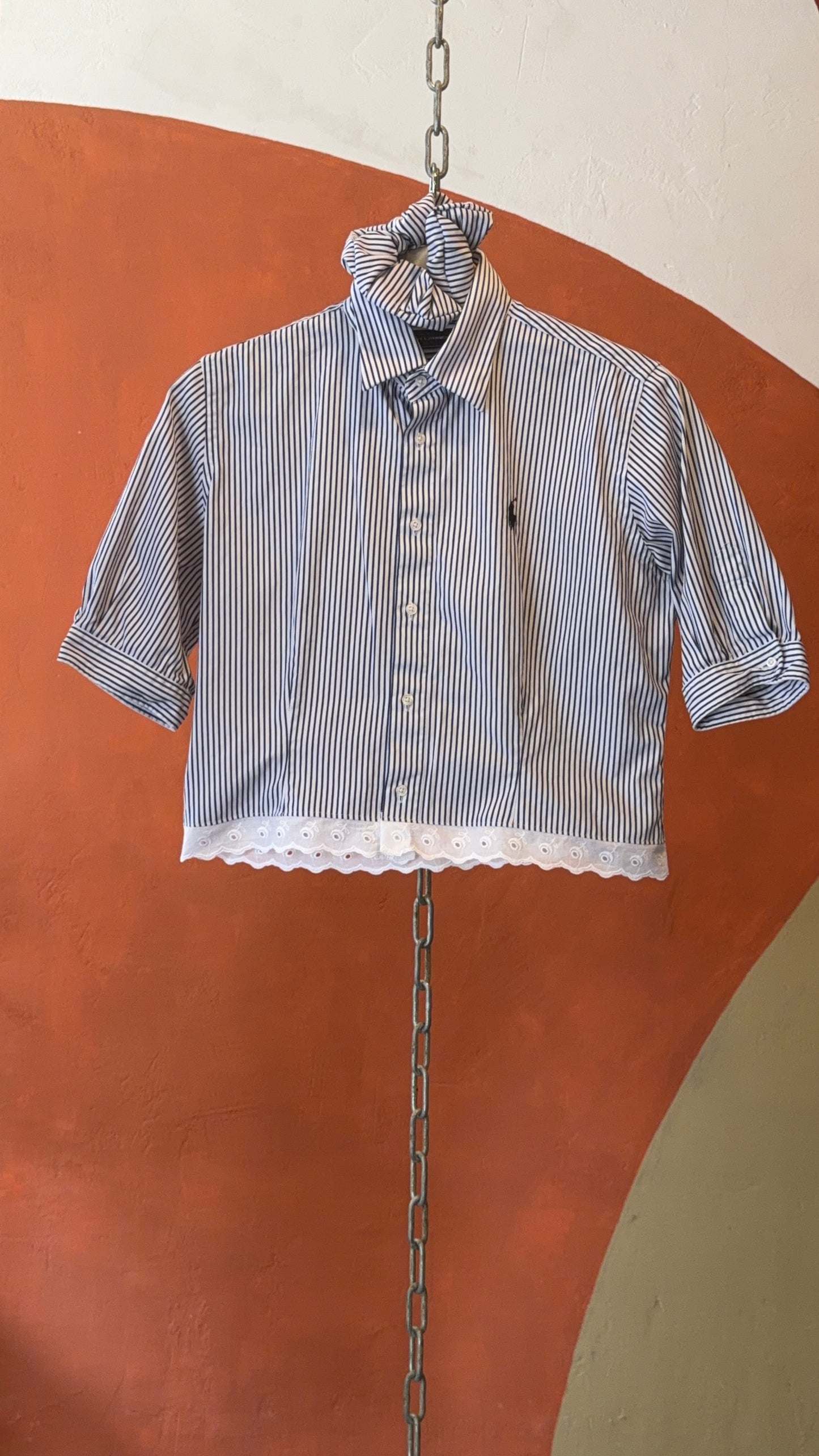 ROXY Roma | Upcycled top & scrunchie - S