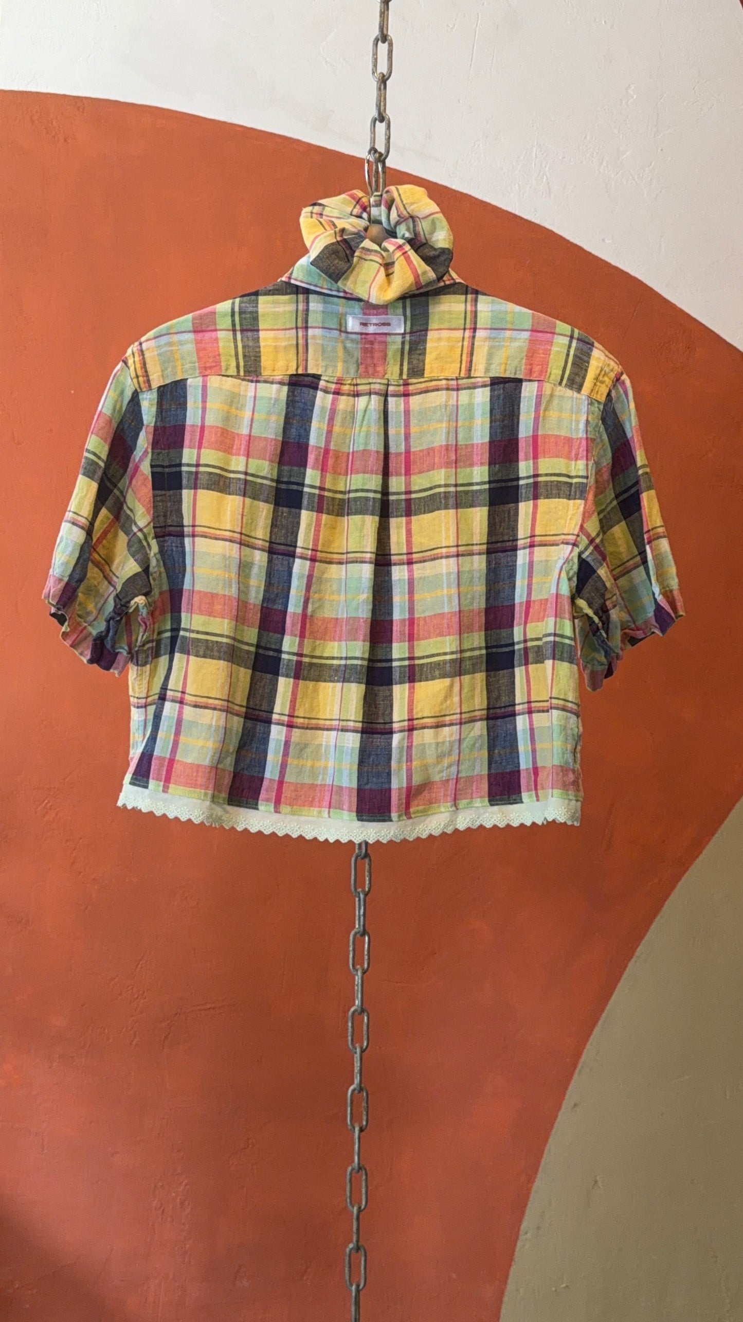 ROXY Rue | Upcycled top & scrunchie - M