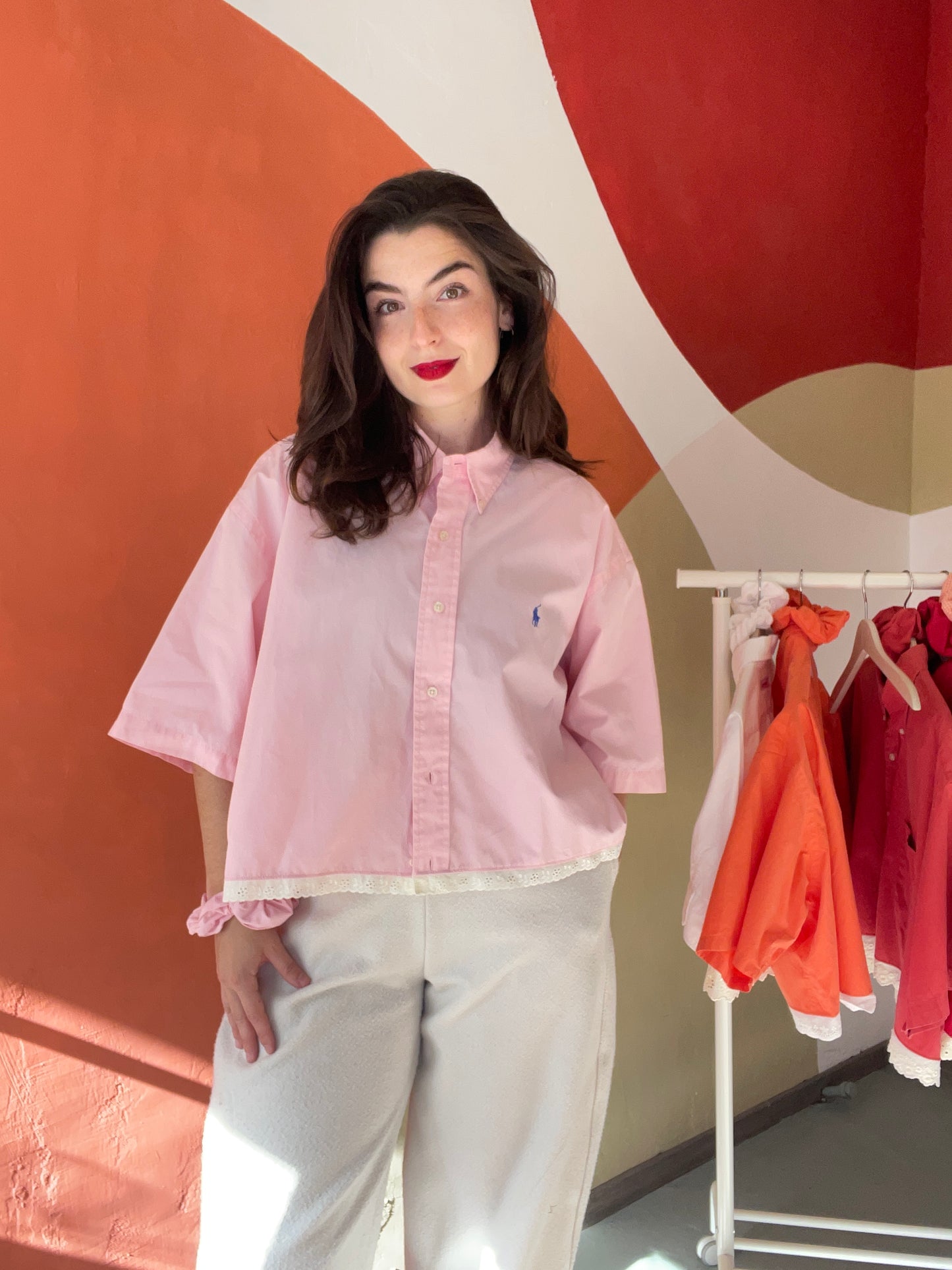 ROXY | Upcycled top & scrunchie - XL
