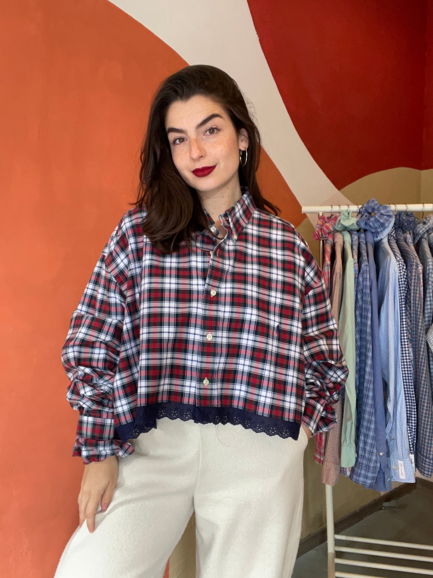 ROXY | Upcycled top & scrunchie - 3XL