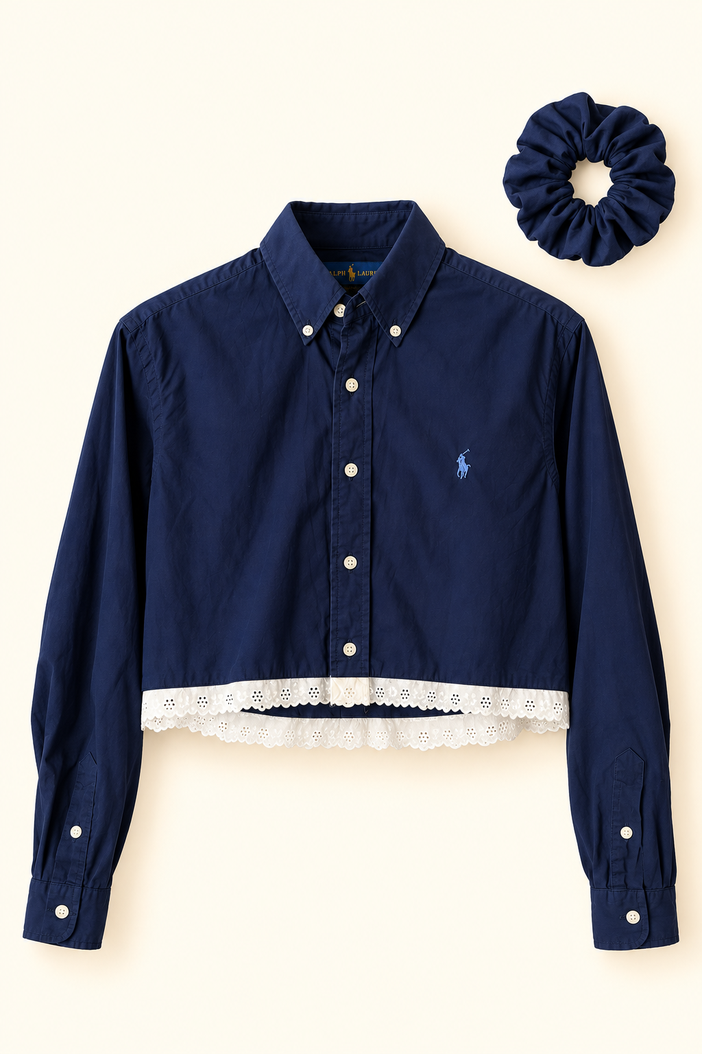 ROXY Ramona | Upcycled top & scrunchie - M