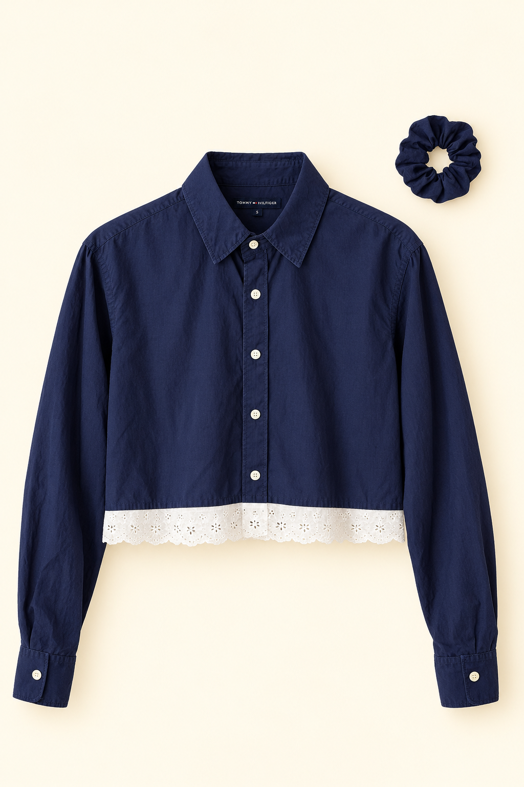 ROXY Rosanna | Upcycled top & scrunchie - L