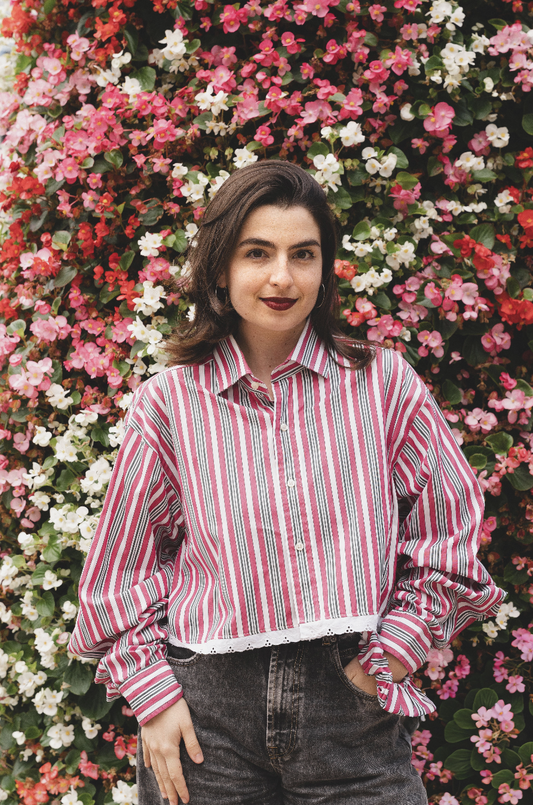 ROXY | Upcycled top & scrunchie - XL