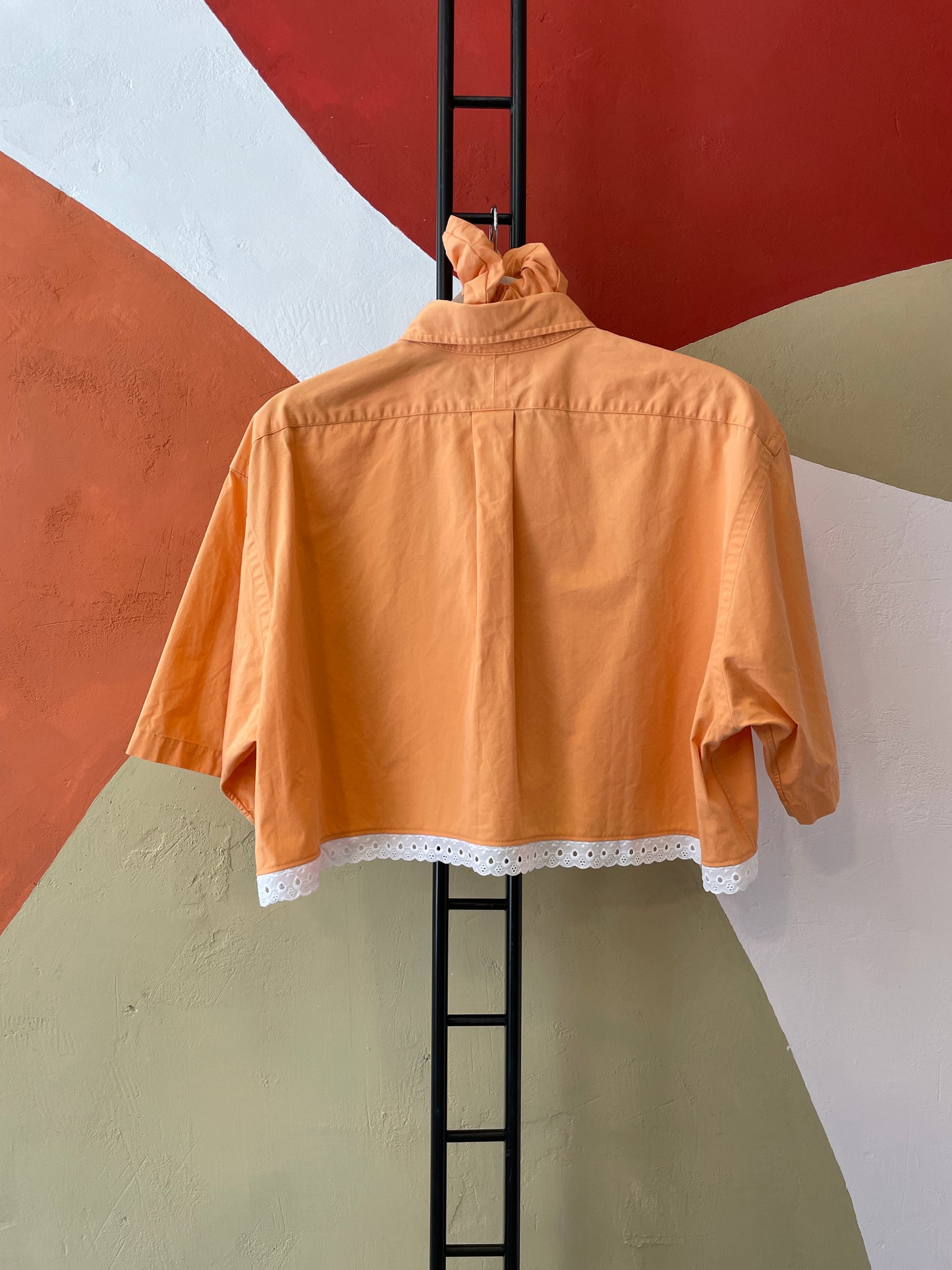 ROXY | Upcycled top & scrunchie - M